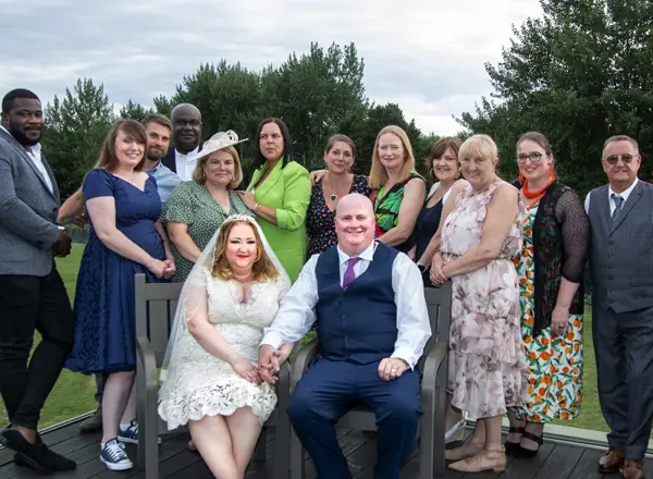 Wedding bells for a couple who met whilst working at The Christie