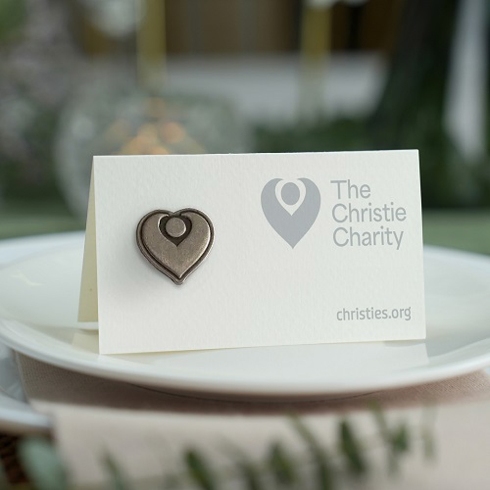 Christie Wedding Antique Heart Pin Badge