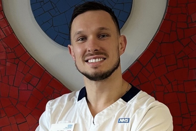 A photo of Christie proton beam therapy physiotherapist Tom Reading.