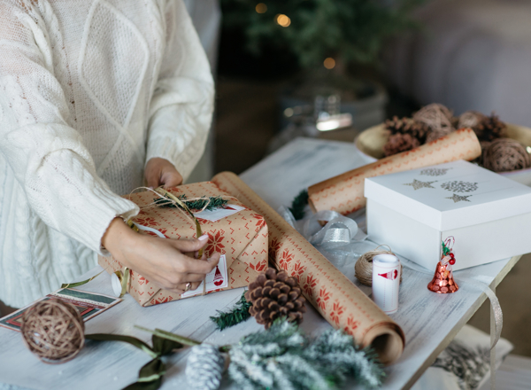 Wrapping presents events