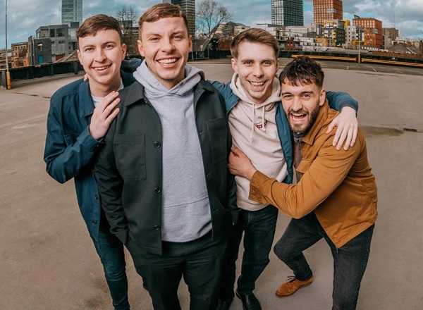 A photo of Wigan band, The Lilacs.
