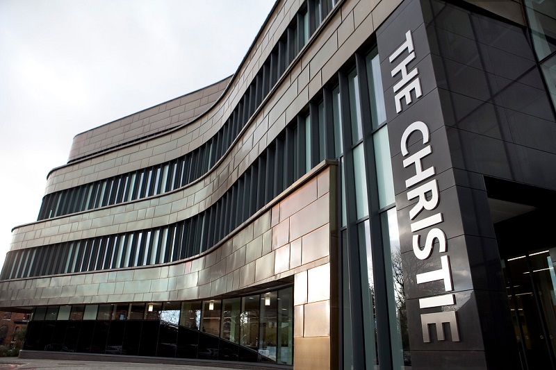 A photo of The Christie's main entrance.