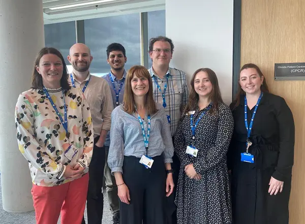 A photo of the Christie Patient Centred Research team.