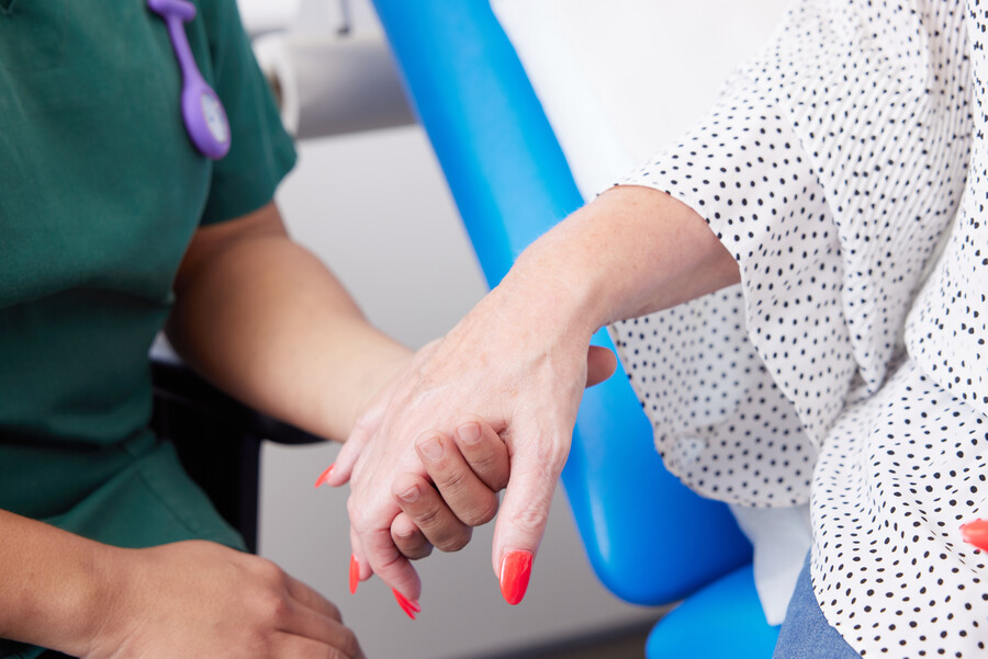patient hand
