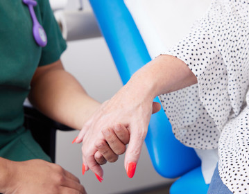 patient hand