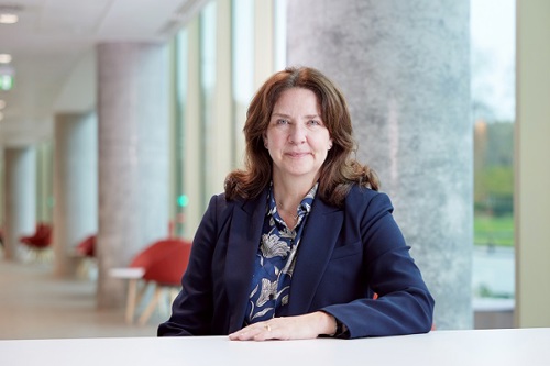 A photo of Professor Fiona Blackhall, Director of Research and Innovation at The Christie.