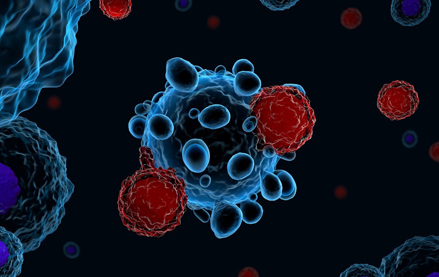 A graphic of a tumour.