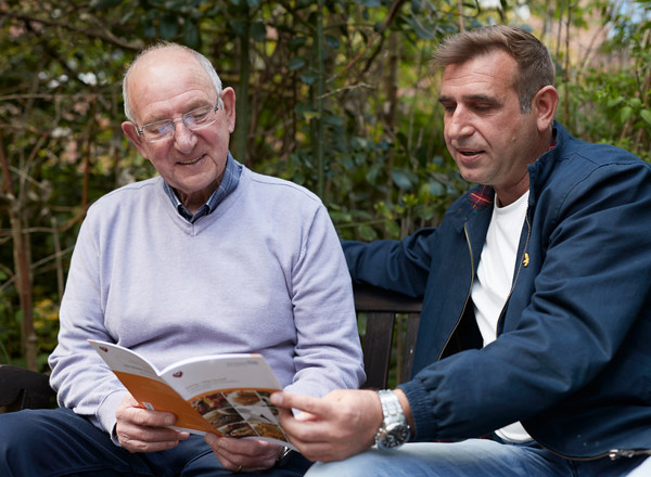 Pan Artists, garden, patients, patient booklets