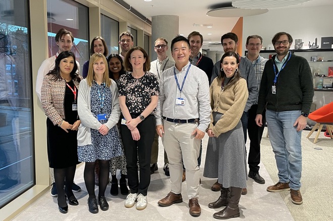 A photo of the RISE research team at The Christie.