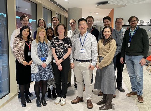 A photo of the RISE research team at The Christie.