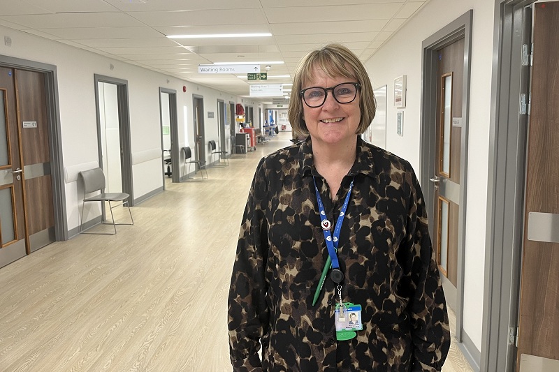 A photo of Jane Booker, clinical nurse specialist at The Christie NHS Foundation Trust.