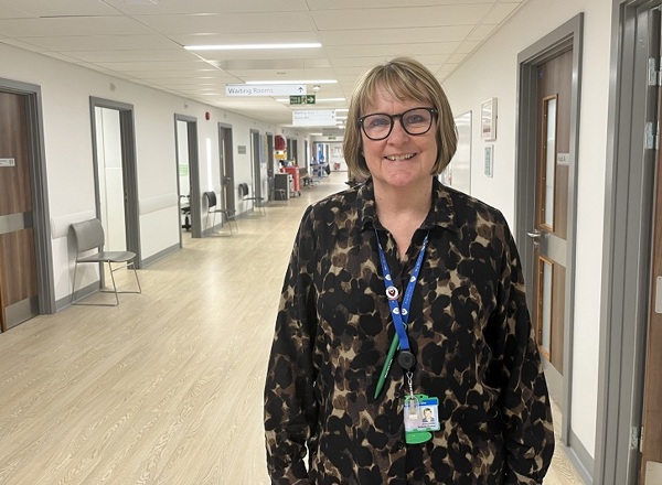 A photo of Jane Booker, clinical nurse specialist at The Christie NHS Foundation Trust.