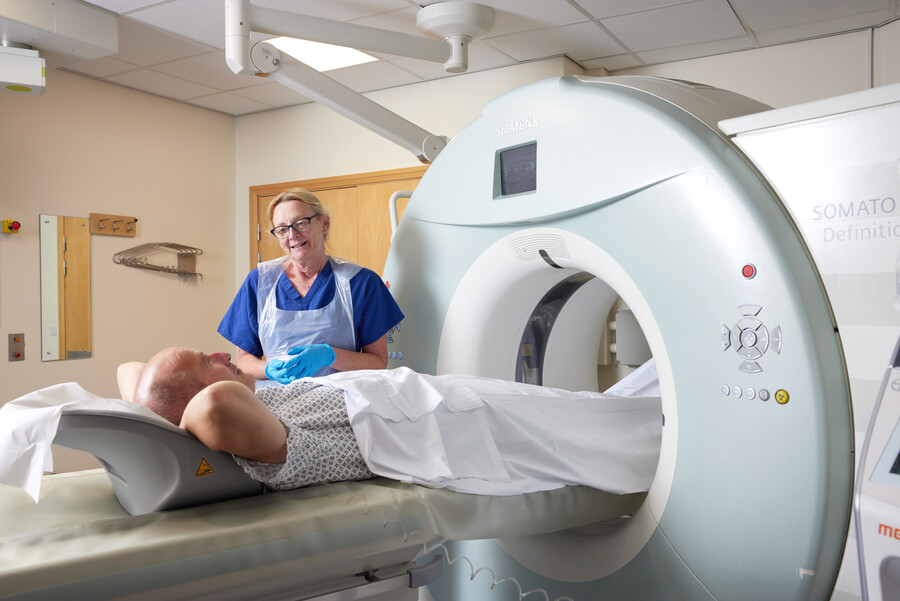 Radiology, CT scan, Pan Artists, September 2022, Carl Mann, Radiographer, Angela Ashleigh