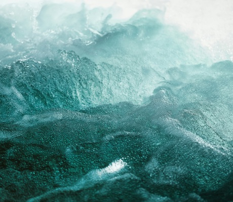 A close-up photo of wave texture.