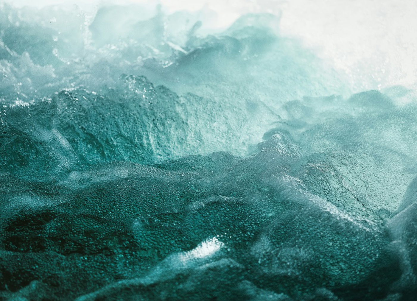 A close-up photo of wave texture.