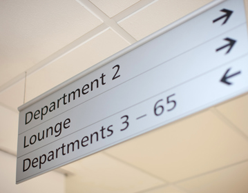 wayfinding, signs, department, department directory