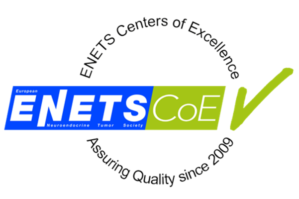 ENETS logo - the European Neuroendocrine Tumor Society Centers of Excellence - assuring quality since 2009