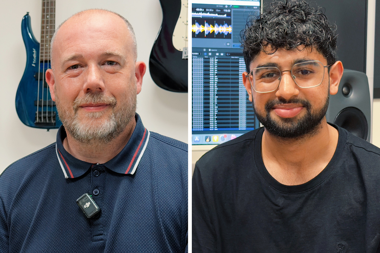 A photo of Steve Harcourt and a photo of Adil Hafezji.