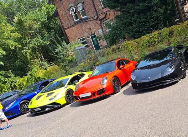 Supercars at The Christie for young adult cancer patients