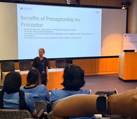 A photo of a Preceptorship Celebration event at The Christie.