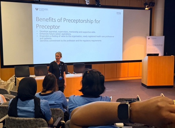 A photo of a Preceptorship Celebration event at The Christie.