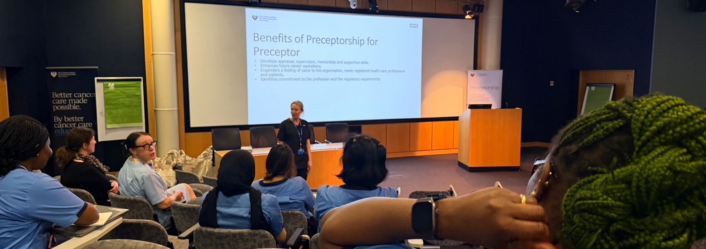 A photo of a Preceptorship Celebration event at The Christie.