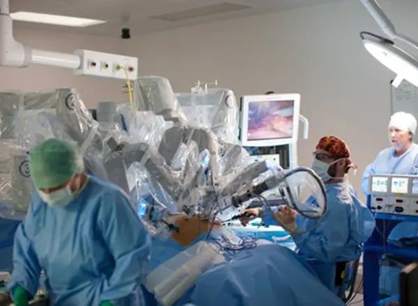 Woman has pioneering bowel surgery by robot