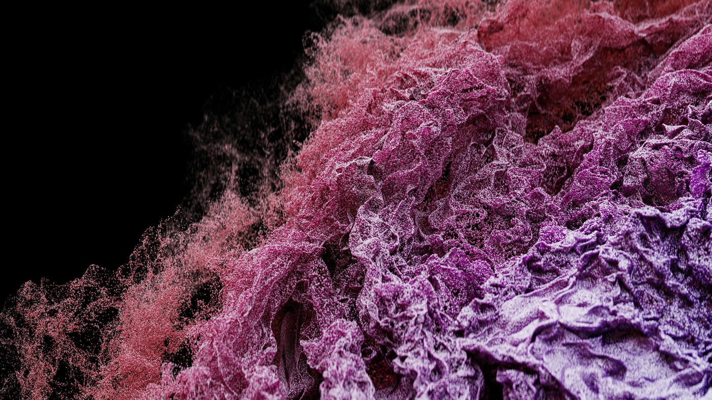 A photo of a microscopic swirl.