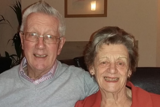 A photo of Christie Charity gifts in Wills pledgers Eileen and Kenneth Lees.