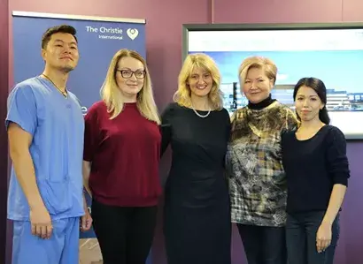 The Christie helps to train doctors in Kazakhstan