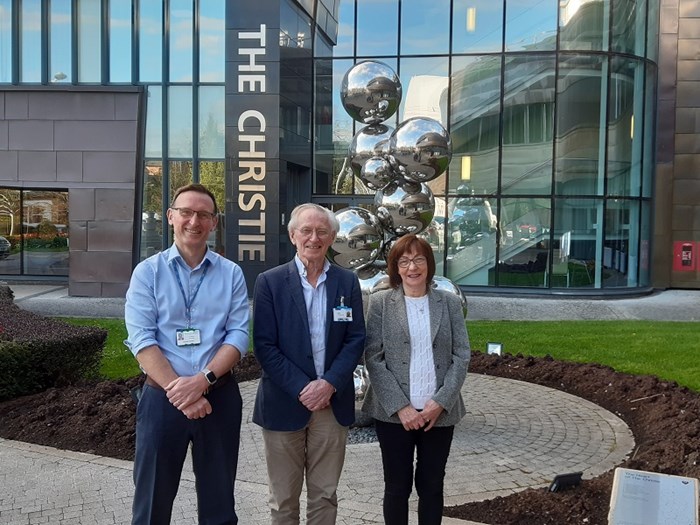 Father and son who have cared for patient diagnosed with 5 different cancers