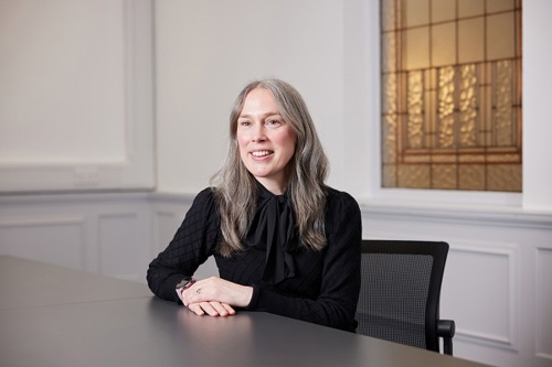A photo of Sally Parkinson, Trustee of The Christie Charity and interim Executive Director of Finance and Business Development at The Christie NHS Foundation Trust.