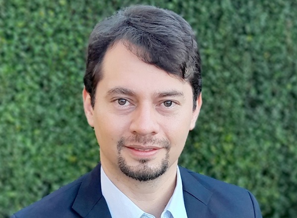 A photo of Dr Diego Sanchez, Clinical Research Training fellow in the translational oncogenomics group at the Cancer Research UK Manchester Institute.