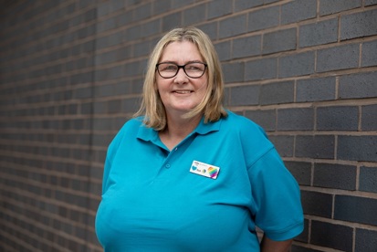 A photo of Susan Corr, domestic assistant at The Christie.
