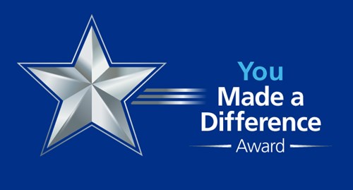 You Made A Difference award