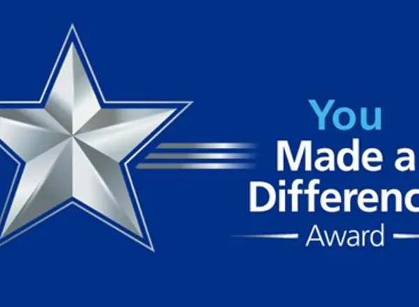You Made A Difference award