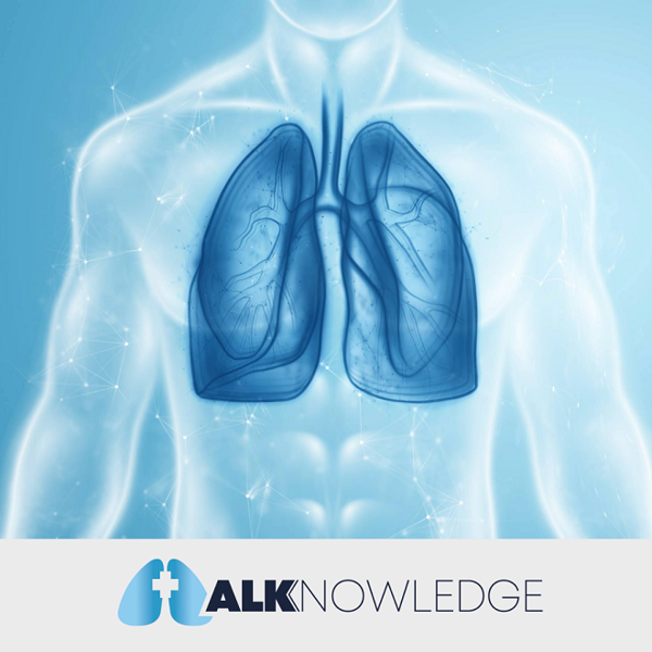 A graphic of lungs with text reading 'ALKnowledge'.