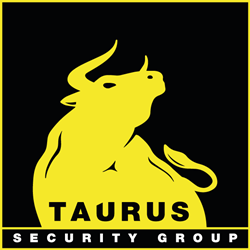 The logo for Taurus Security Group.